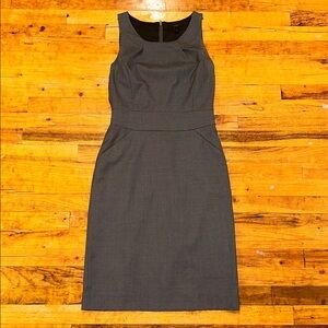 J. Crew Charcoal Suiting Dress - 8 Tall